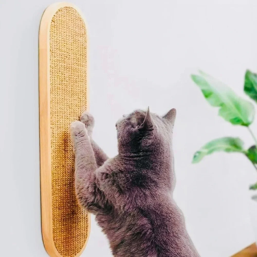 Akarden Wall Mounted Cat Scratcher - Indoor Cat Scratching Board Cat New